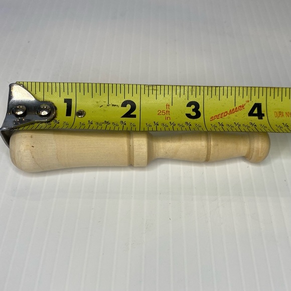 Vintage Apothecary Wooden Mortar & Pestle Set Made in Spain Herb Crusher Grinder - Picture 7 of 8